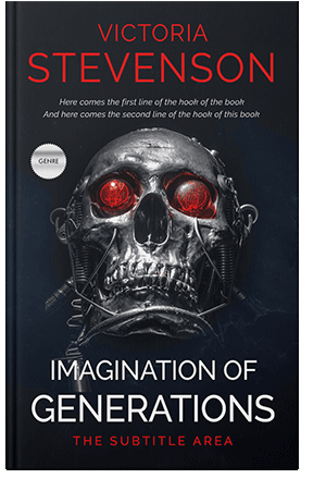 Pre Made Book Cover Ebony