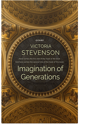 Pre Made Book Cover Bronze