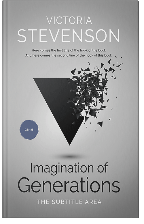 Front view of Premade Business Book Cover - Silver Sand