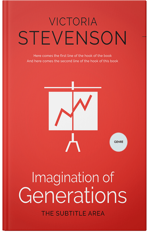 Front view of Premade Business Book Cover - Cinnabar