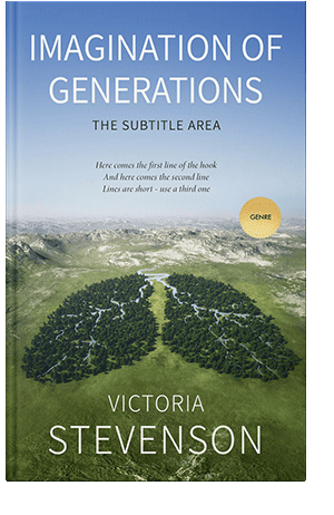 Pre Made Book Cover Chalet Green