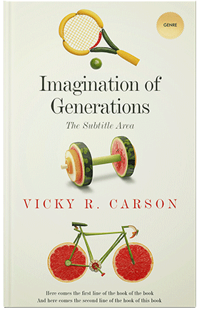 Pre Made Book Cover Ecru White