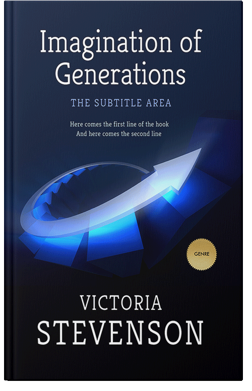 Front view of Premade Business Book Cover - Black Pearl