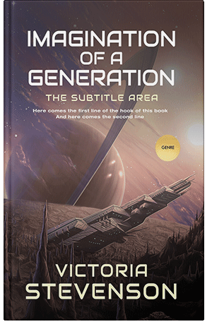 Premade Book Cover Woody Brown