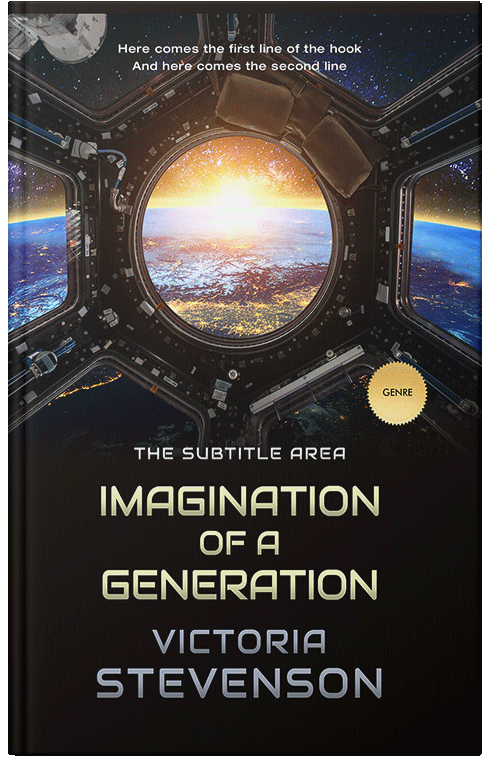 Front view of Premade Science Fiction Book Cover - Vanilla