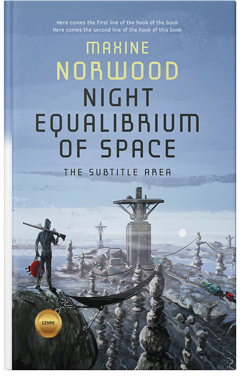 Front view of Premade Science Fiction Book Cover - Nepal