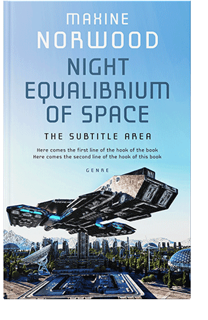 Pre Made Book Cover Blizzard Blue