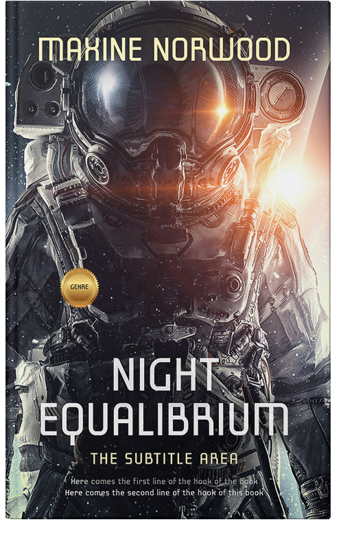 Front view of Premade Science Fiction Book Cover - Cameo