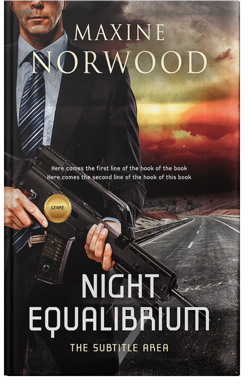 Front view of Premade Mystery & Thriller & Suspense Book Cover - Sorrell Brown