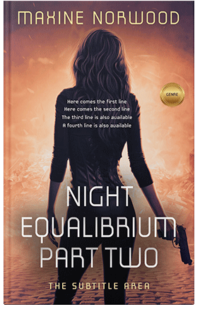 Pre Made Book Cover Antique Brass