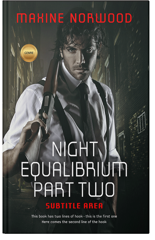 Front view of Premade Romance Book Cover - Heavy Metal