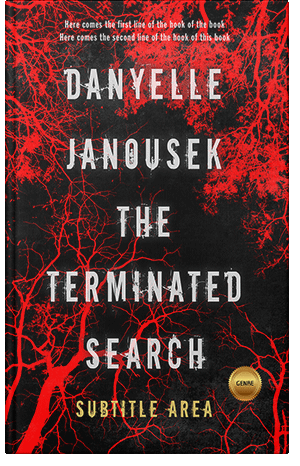 Premade Book Cover Cocoa Brown