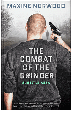 Pre Made Book Cover Ship Gray