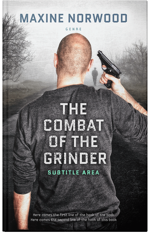 Front view of Premade Literary Fiction Book Cover - Ship Gray