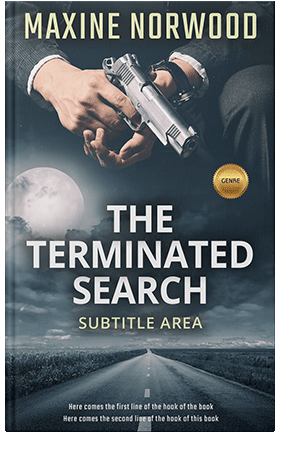 Pre Made Book Cover Pickled Bluewood