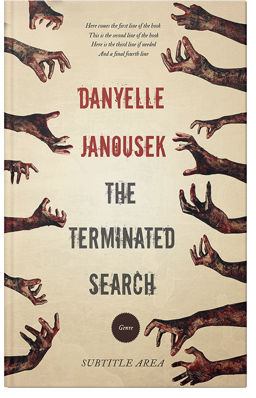 Front view of Premade Mystery & Thriller & Suspense Book Cover - Almond