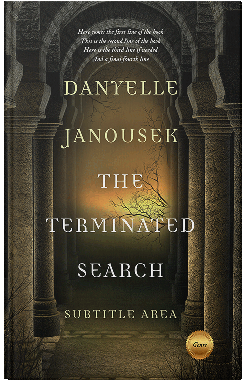 Front view of Premade Mystery & Thriller & Suspense Book Cover - Oil