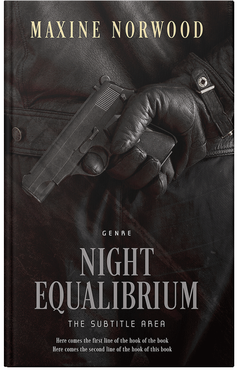 Front view of Premade Mystery & Thriller & Suspense Book Cover - Cocoa Brown