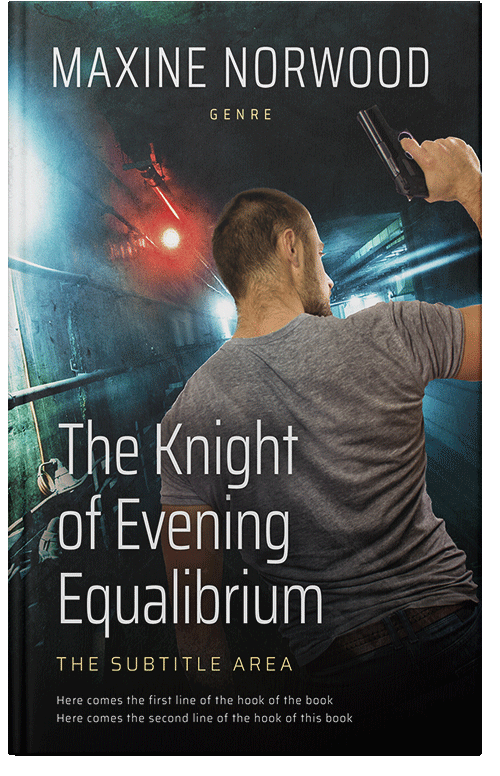 Front view of Premade Mystery & Thriller & Suspense Book Cover - Shark