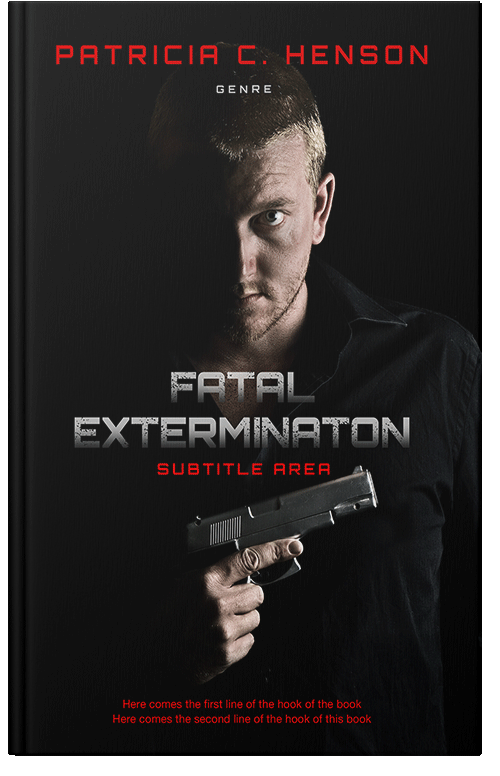 Front view of Premade Mystery & Thriller & Suspense Book Cover - Cod Gray