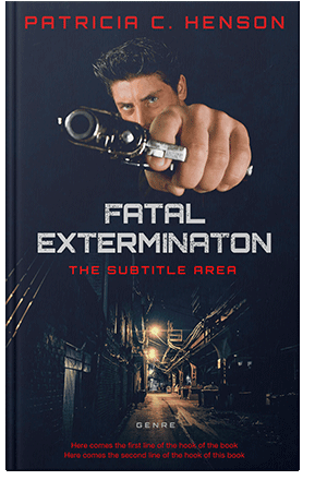 Pre Made Book Cover Ebony