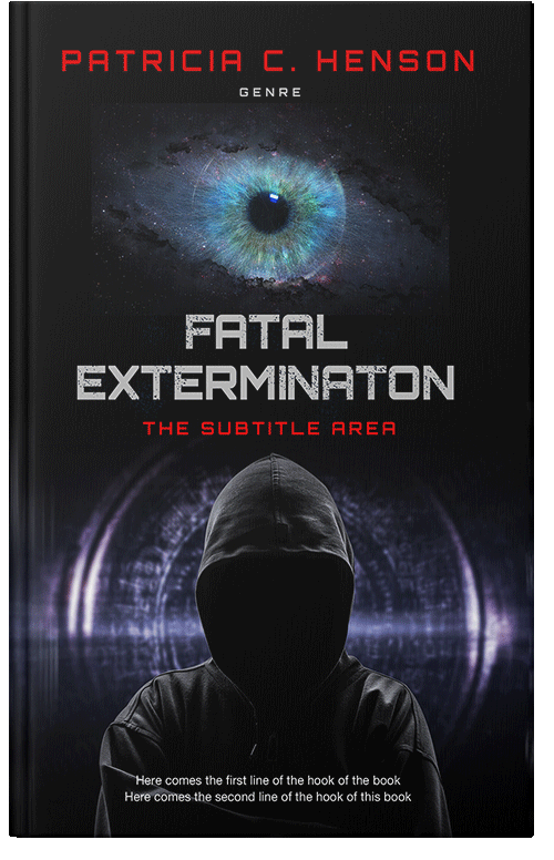 Front view of Premade Science Fiction Book Cover - Cinder