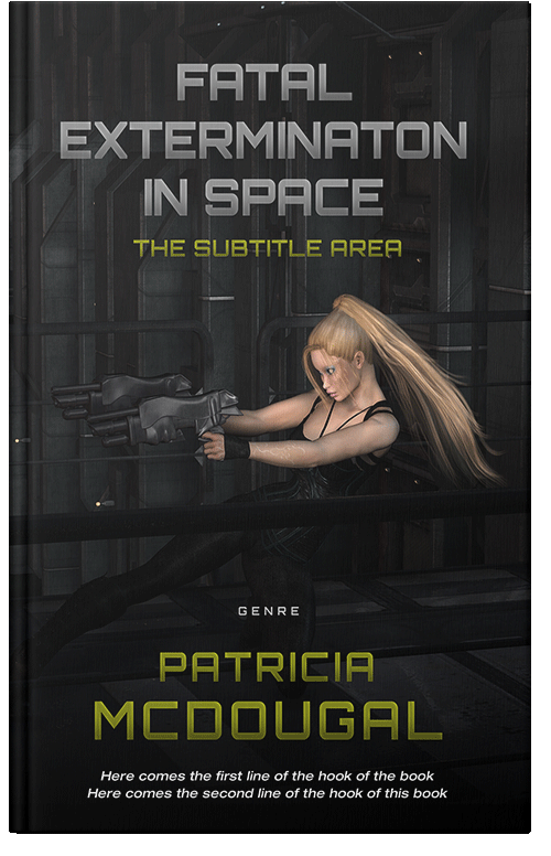 Front view of Premade Science Fiction Book Cover - Woodsmoke