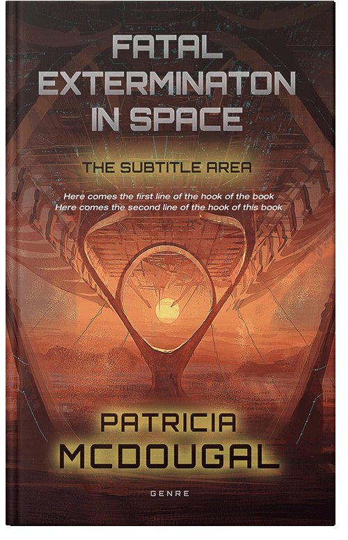 Front view of Premade Science Fiction Book Cover - Cocoa Bean