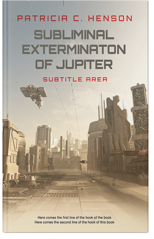 Front view of Premade Science Fiction Book Cover - Sisal