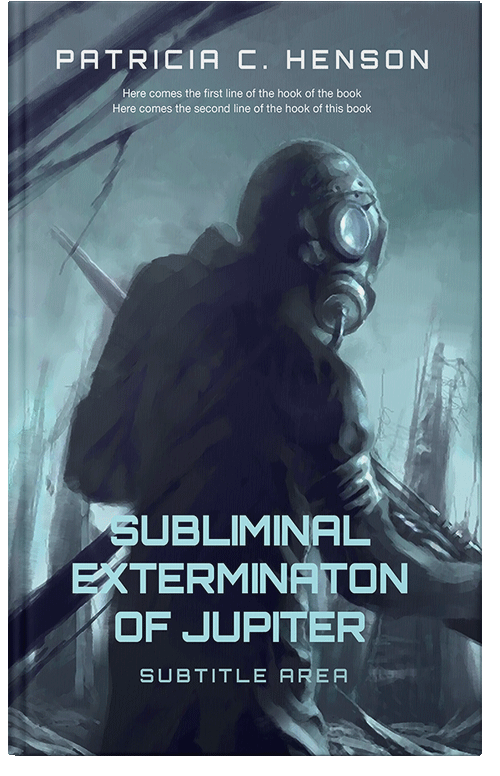 Front view of Premade Apocalyptica Book Cover - Pickled Bluewood