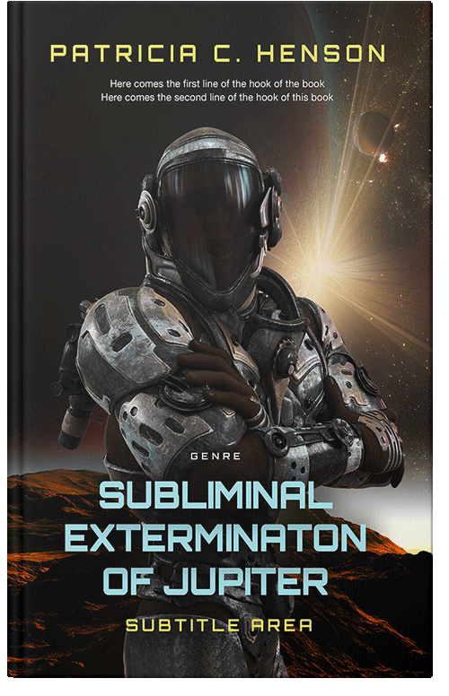 Front view of Premade Science Fiction Book Cover - Eagle