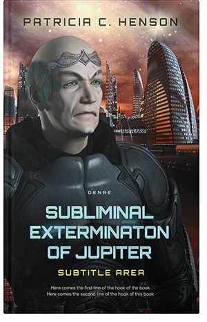 Premade Book Cover Bison Hide