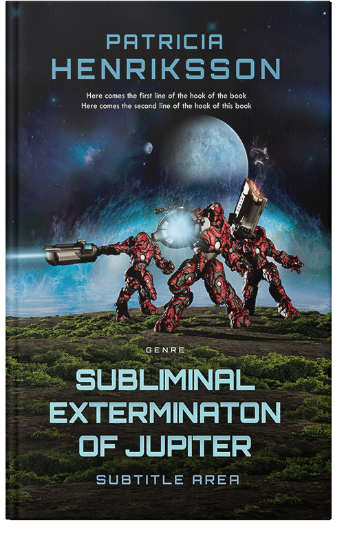 Front view of Premade Science Fiction Book Cover - Woodsmoke