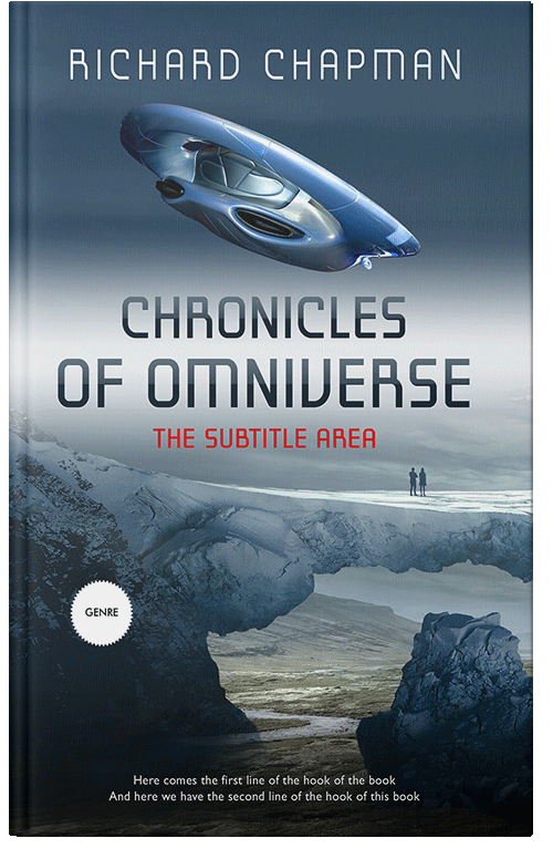 Front view of Premade Science Fiction Book Cover - Blue Bayoux