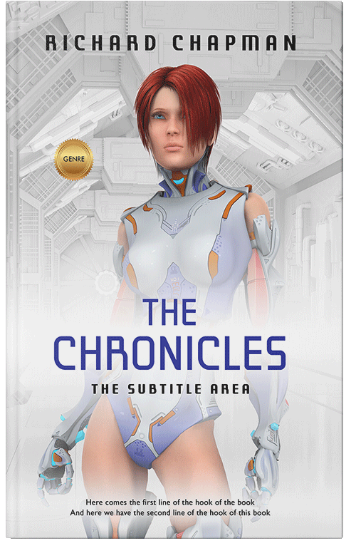 Front view of Premade Apocalyptica Book Cover - Swiss Coffee