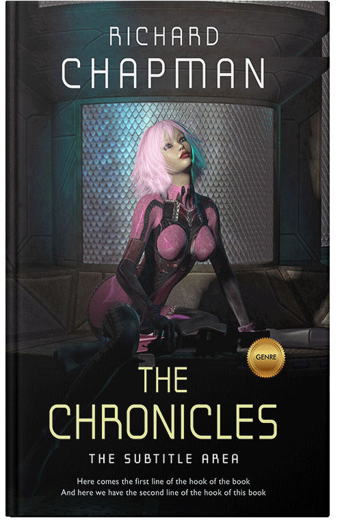 Front view of Premade Science Fiction Book Cover - Woodsmoke