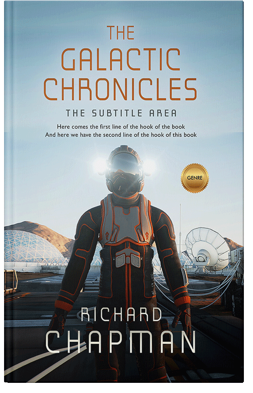 Front view of Premade Science Fiction Book Cover - Woodsmoke