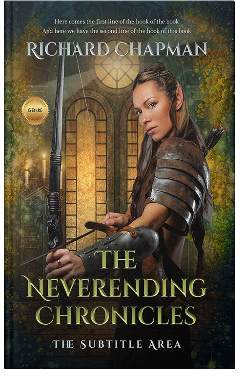 Front view of Premade Romance Book Cover - Zeus