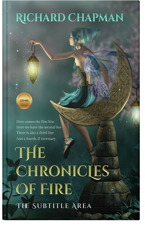 Front view of Premade Fantasy Book Cover - Cape Cod