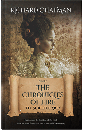 Premade Book Cover Teak