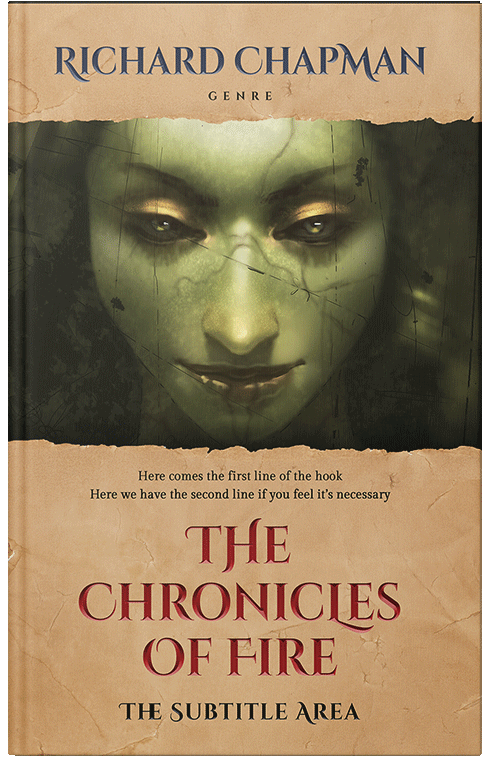 Front view of Premade Horror Book Cover - Birch