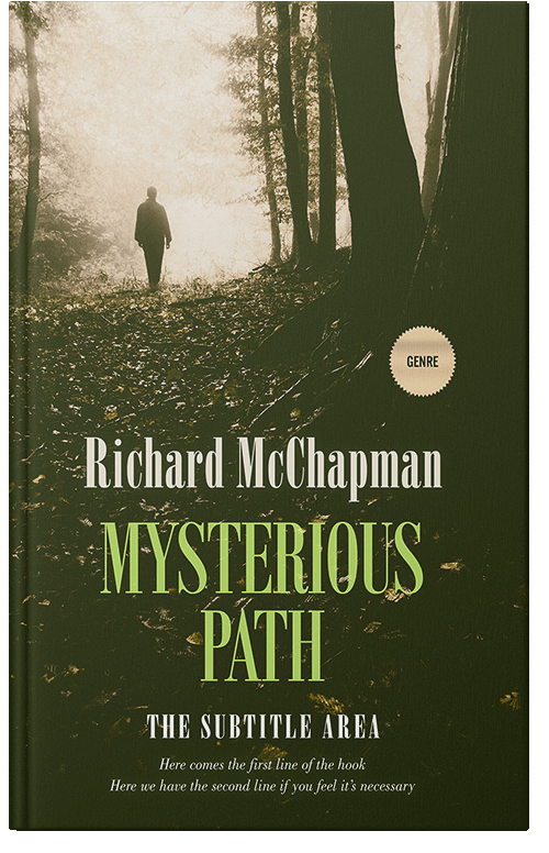 Front view of Premade Mystery & Thriller & Suspense Book Cover - Akaroa