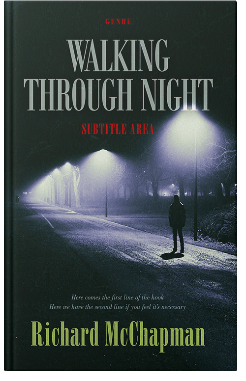 Front view of Premade Mystery & Thriller & Suspense Book Cover - Green Spring