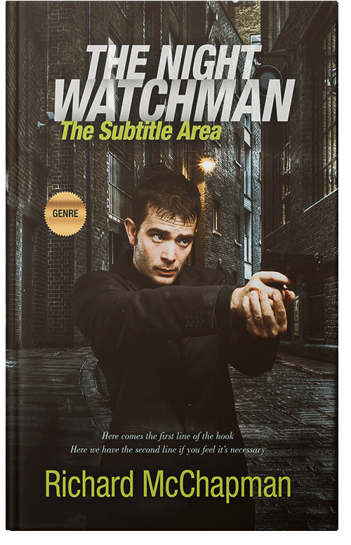 Front view of Premade Mystery & Thriller & Suspense Book Cover - Oil