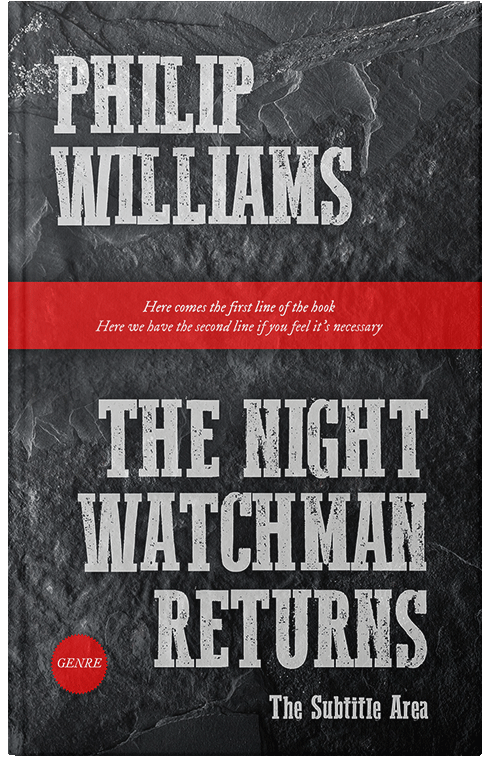 Front view of Premade Mystery & Thriller & Suspense Book Cover - Eunry