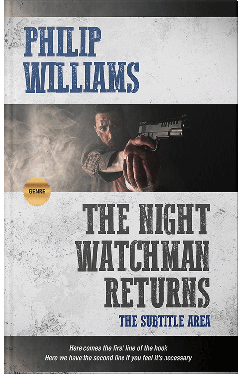 Front view of Premade Mystery & Thriller & Suspense Book Cover - Westar