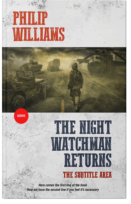 Front view of Premade Apocalyptica Book Cover - Westar