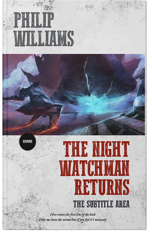 Front view of Premade Science Fiction Book Cover - Tuna