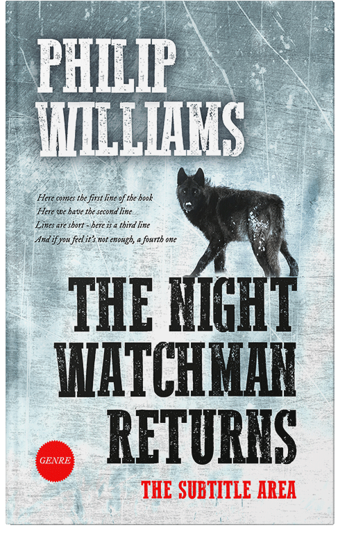 Front view of Premade Mystery & Thriller & Suspense Book Cover - Geyser