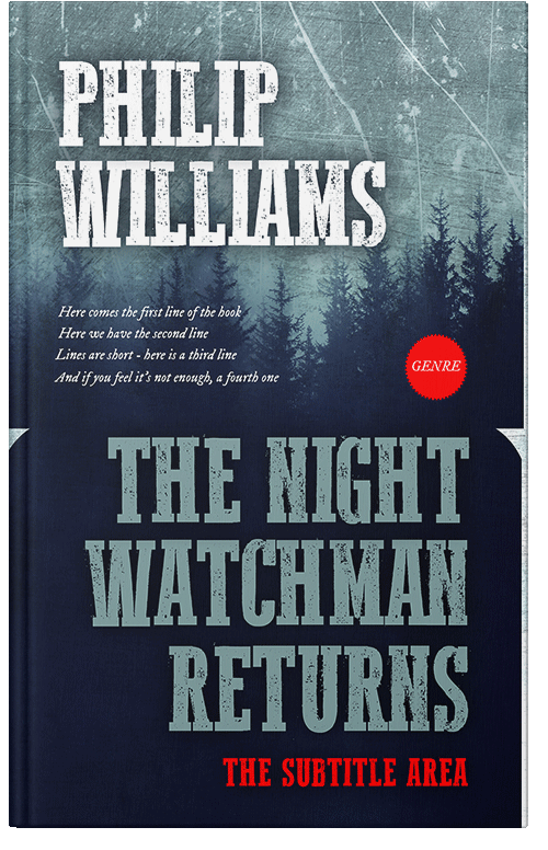 Front view of Premade Mystery & Thriller & Suspense Book Cover - Big Stone